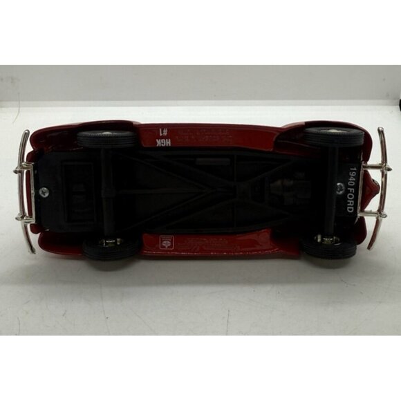 Vtg Amoco Standard Oil 1940 Ford Panel Van Red Bank Diecast #FX5558 with Key Box - Picture 7 of 8